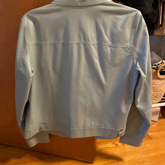 LAFAYETTE 148 Mint Leather Jacket - Picture 2 of 7